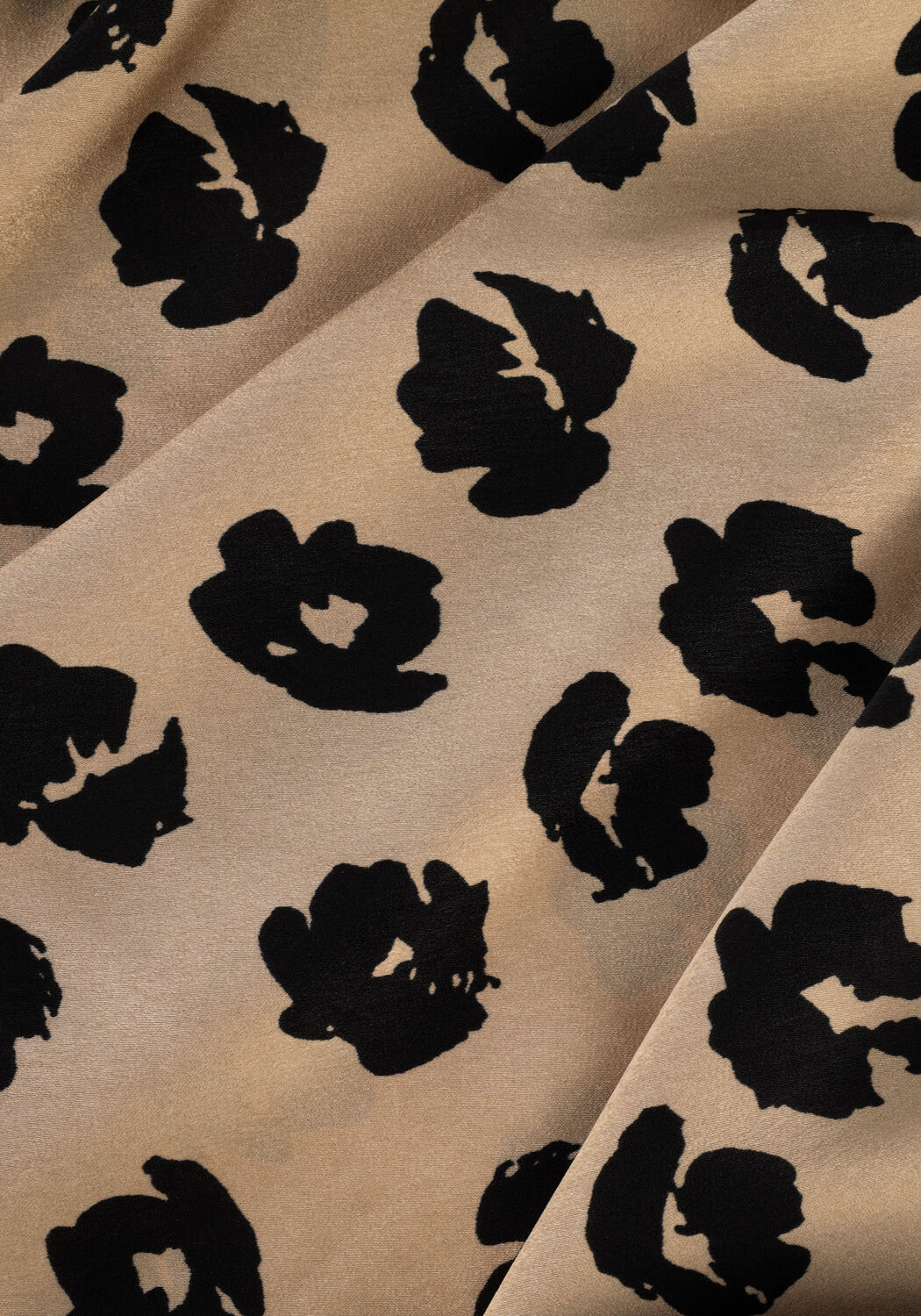 Taupe NEO NOIR Maxirock BOVARY DISTRESSED DOT SKIRT - large