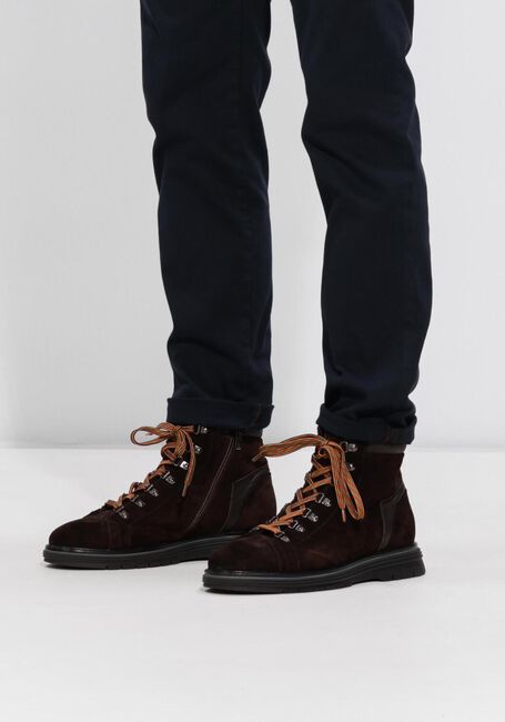 Braune GIORGIO Schn&uuml;rboots 10116 - large