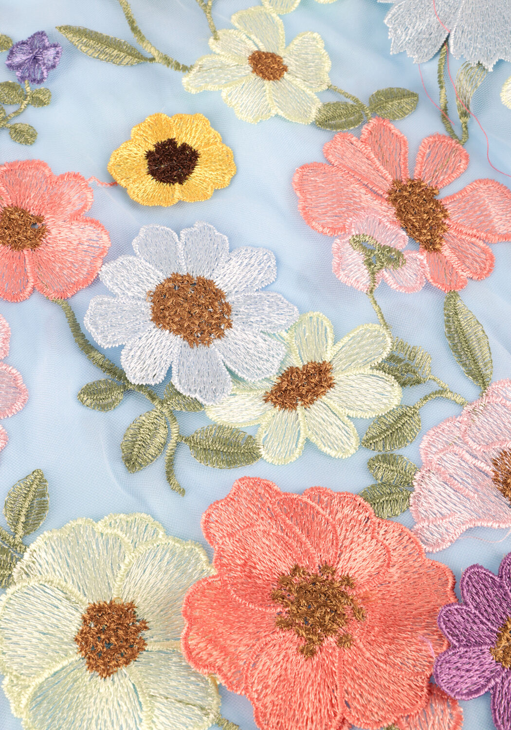 Mehrfarbige/Bunte Y.A.S. Minikleid YASFLOWERING SS DRESS - large