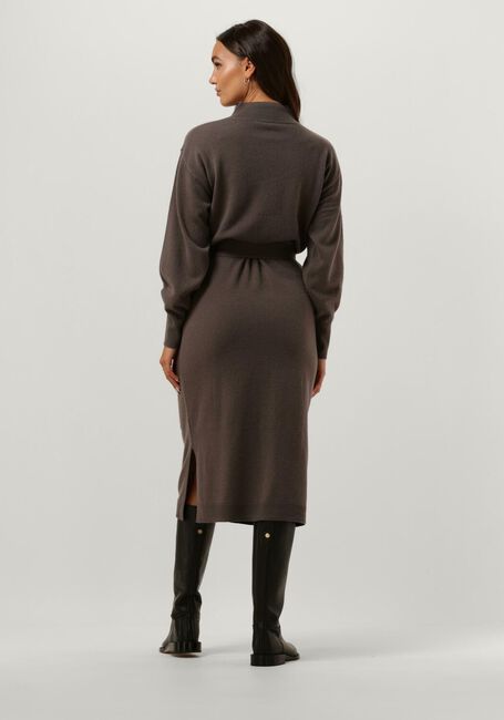 Taupe KNIT-TED Midikleid LINA - large