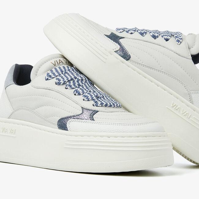 Blaue VIA VAI Sneaker Low ISA JOSIE - large