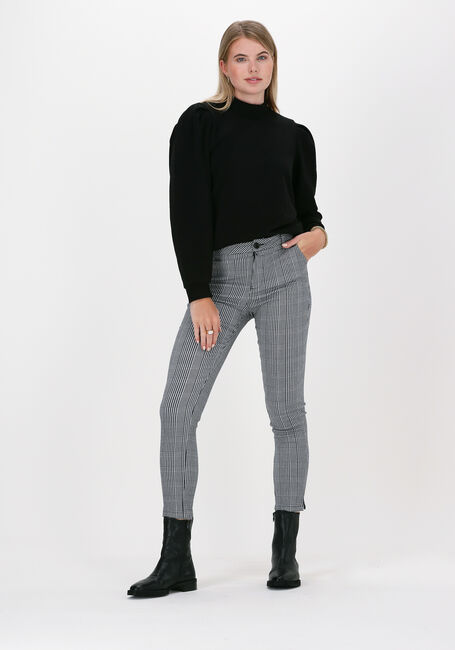 Schwarze MINUS Hose NEW CARMA CHECK 7/8 PANTS - large