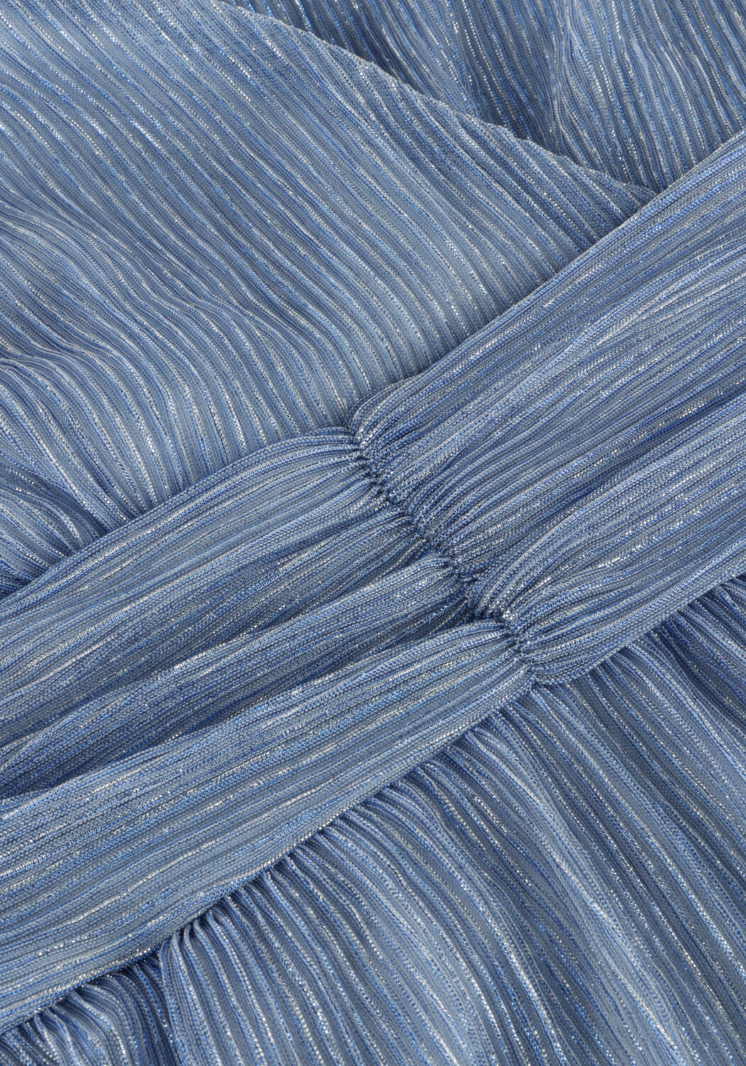 Hellblau NEO NOIR Maxikleid NOMO GLITZ DRESS - large