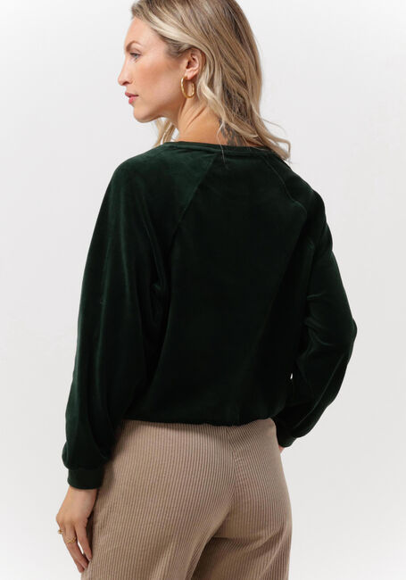 Grüne BY-BAR Sweatshirt FENNE VELVET SWEATER - large