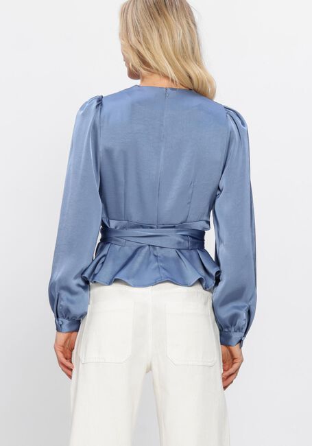 Blaue NEO NOIR Blusen RISTA HEAVY SATEEN BLOUSE - large