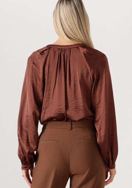 Braune AAIKO Blusen ALANZA VIS 521 - large