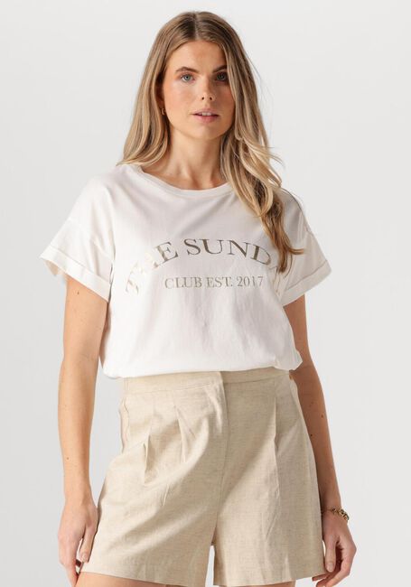 Weiße NUKUS T-shirt MEIKE SHIRT THE SUNDAY - large