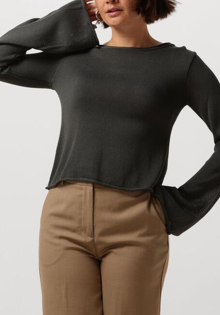 Grüne MODSTRÖM Tops & T-shirts IVONNEMD FLARED O-NECK - large