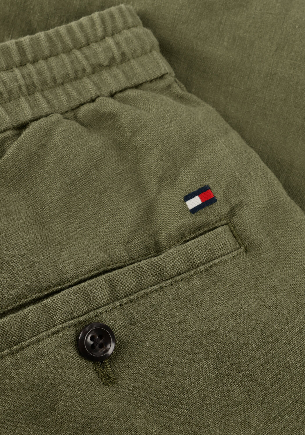 Gr&uuml;ne TOMMY HILFIGER Kurze Hose DOVER 8 PO SORONA LINEN 2/2 - large