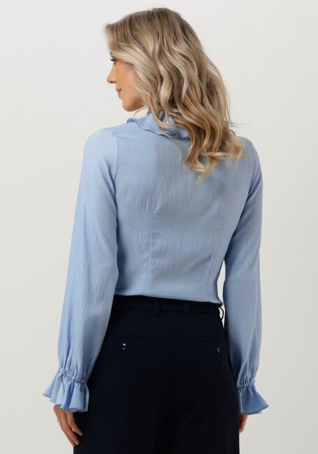 Hellblau VANILIA Blusen STRUCTURE RUFFLE TOP - large