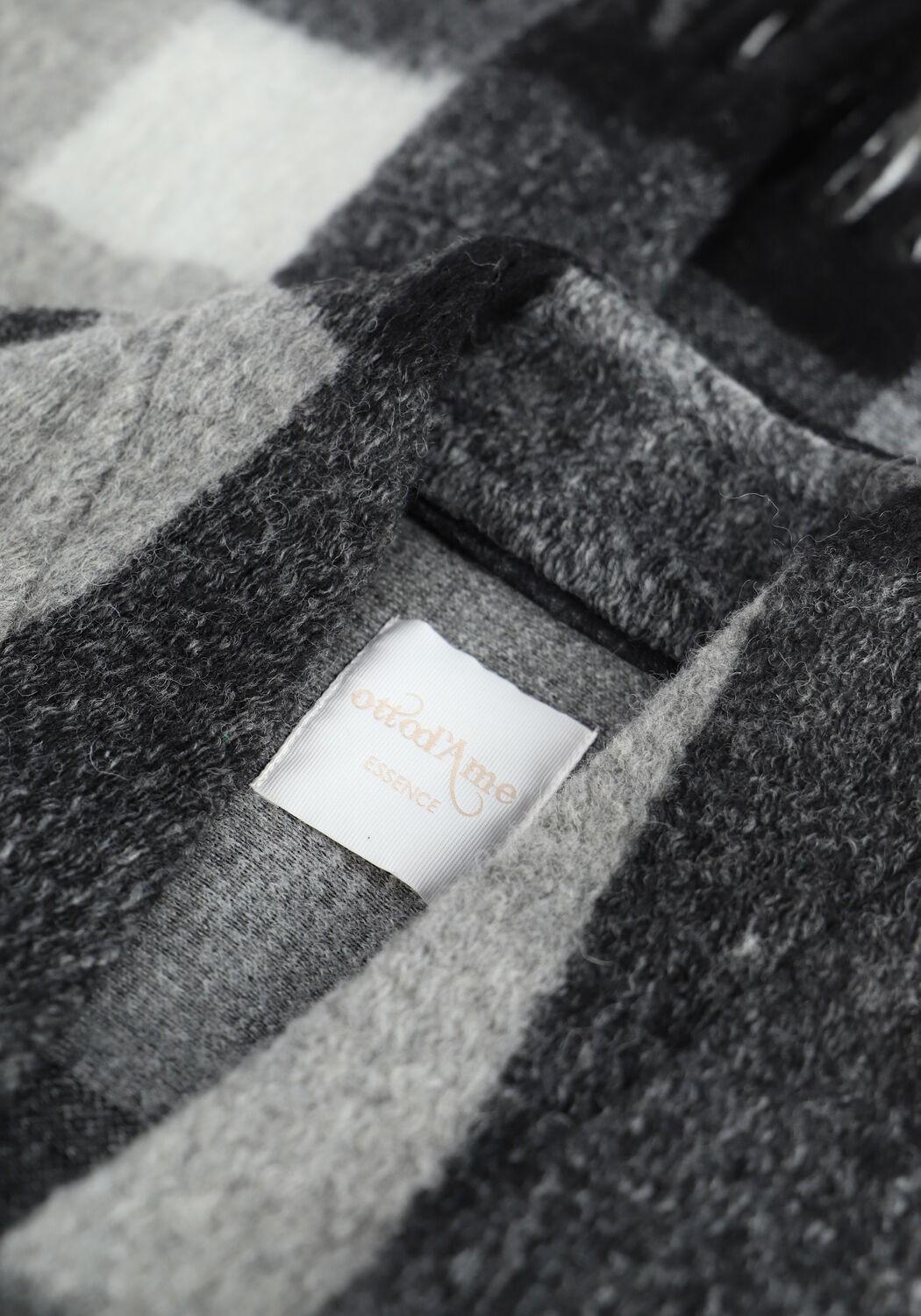 Graue OTTOD'AME Strickjacke GIACCA - large