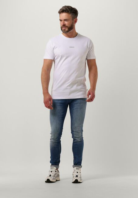 Weiße PUREWHITE T-shirt TSHIRT WITH SMALL LOGO ON CHEST AND BIG BACK PRINT - large