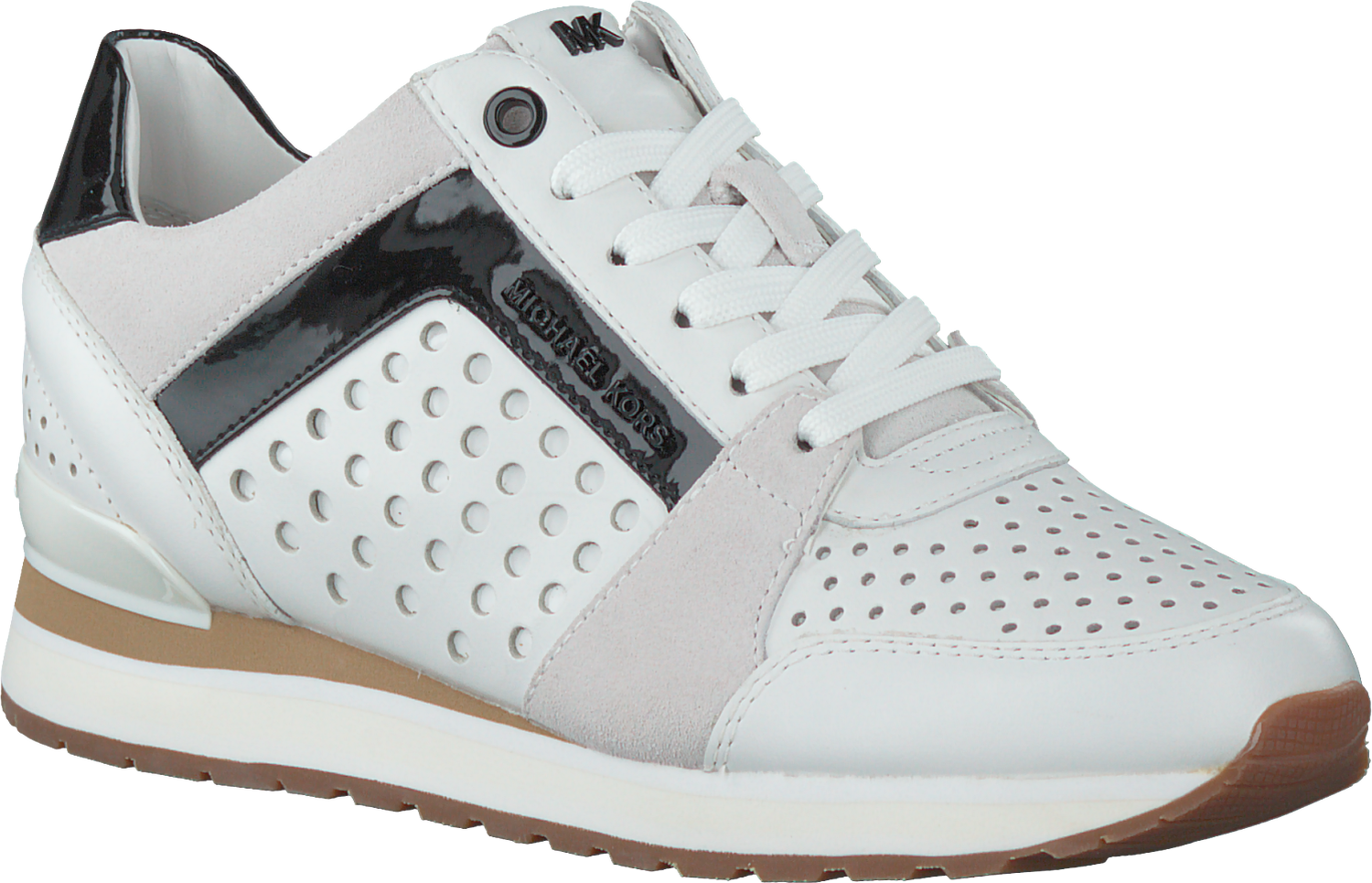 michael kors billie leather trainer
