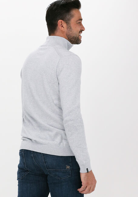 Hellgrau VANGUARD Sweatshirt HALF ZIP COLLAR COTTON MELANGE - large