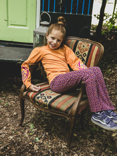 Mehrfarbige/Bunte LOOXS Little Schlaghose 2531-7602 - large