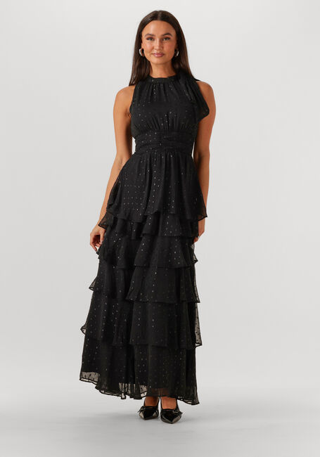 Schwarze NEO NOIR Maxikleid MARLI GLITZ DRESS - large
