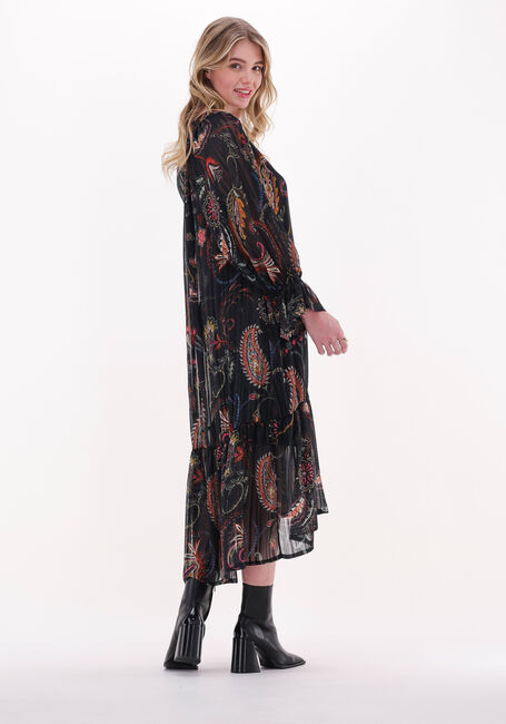 Schwarze ANA ALCAZAR Midikleid DRESS PUFF SLEEVES ÖKO-TEX 100 - large