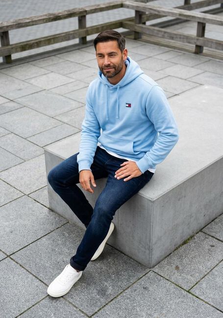 Hellblau TOMMY JEANS Sweatshirt TJM REG BADGE HOODIE - large