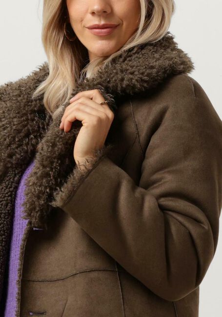 Grüne BEAUMONT Teddy-Jacke JAN - large
