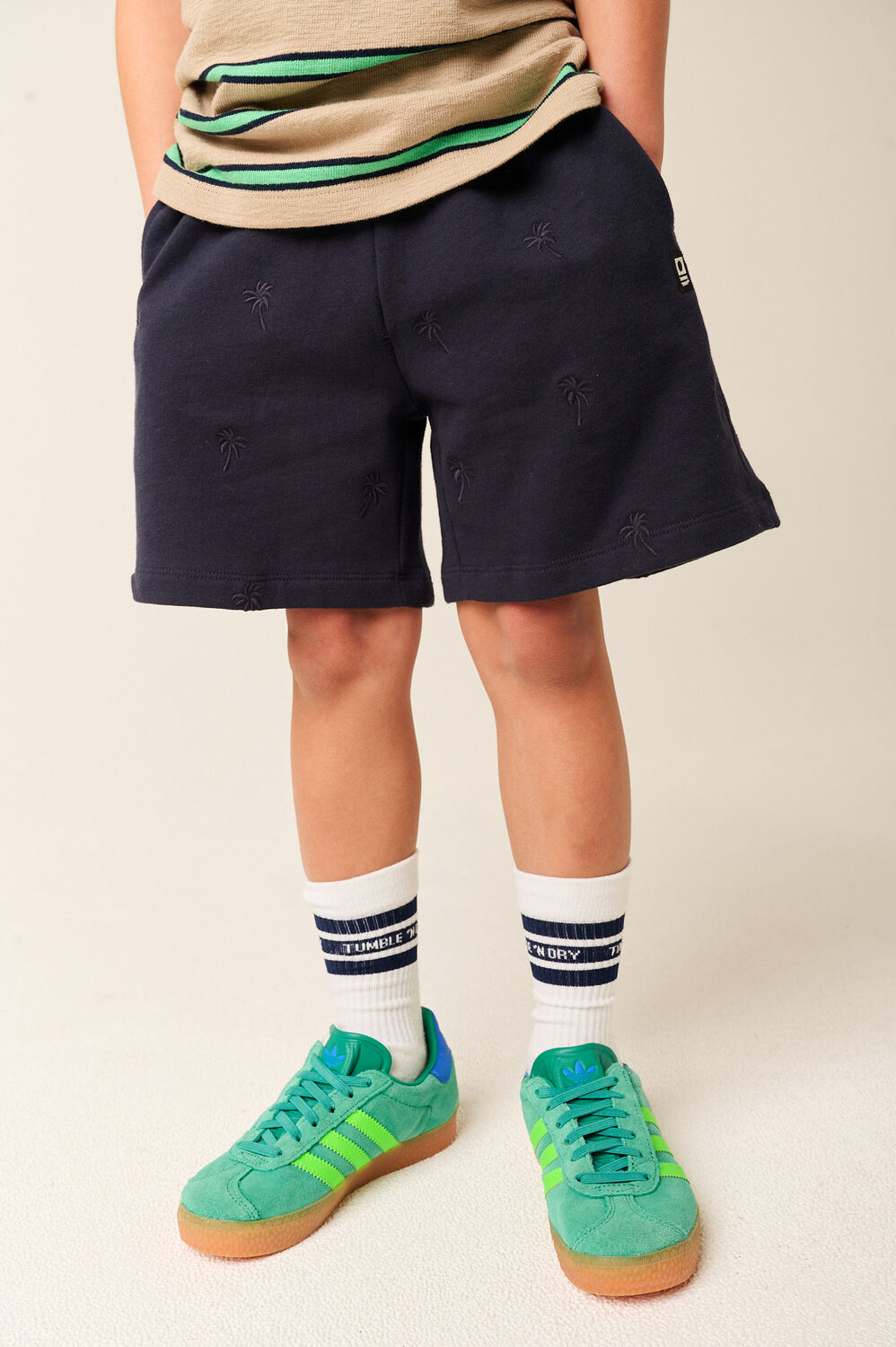 Blaue TUMBLE 'N DRY Kurze Hose POLYNESIA - large