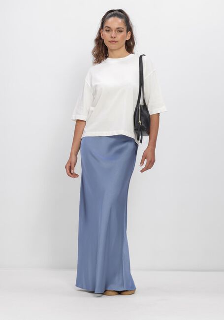 Blaue NEO NOIR Maxirock VICKY HEAVY SATEEN SKIRT - large
