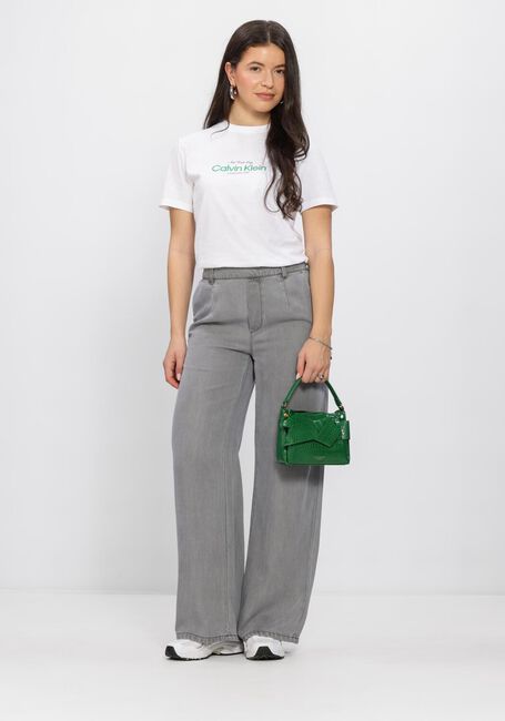 Wei&szlig;e CALVIN KLEIN T-shirt SS CLASSIC CK NYC LOGO TEE - large