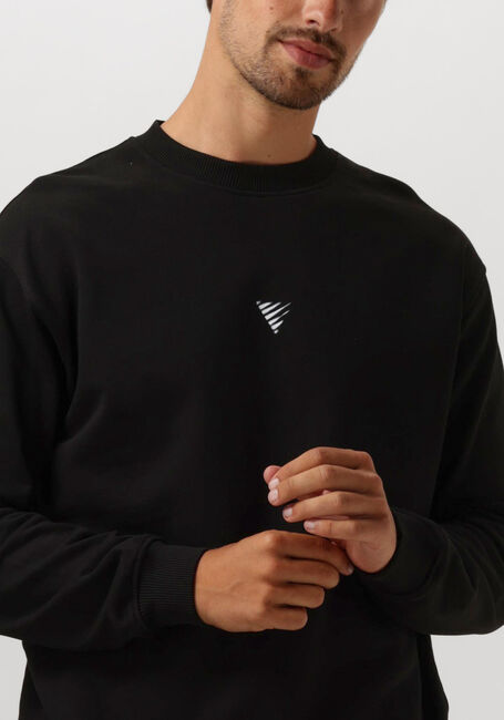 Schwarze PURE PATH Sweatshirt LOOSE FIT SWEATERS CREWNECK305 - large