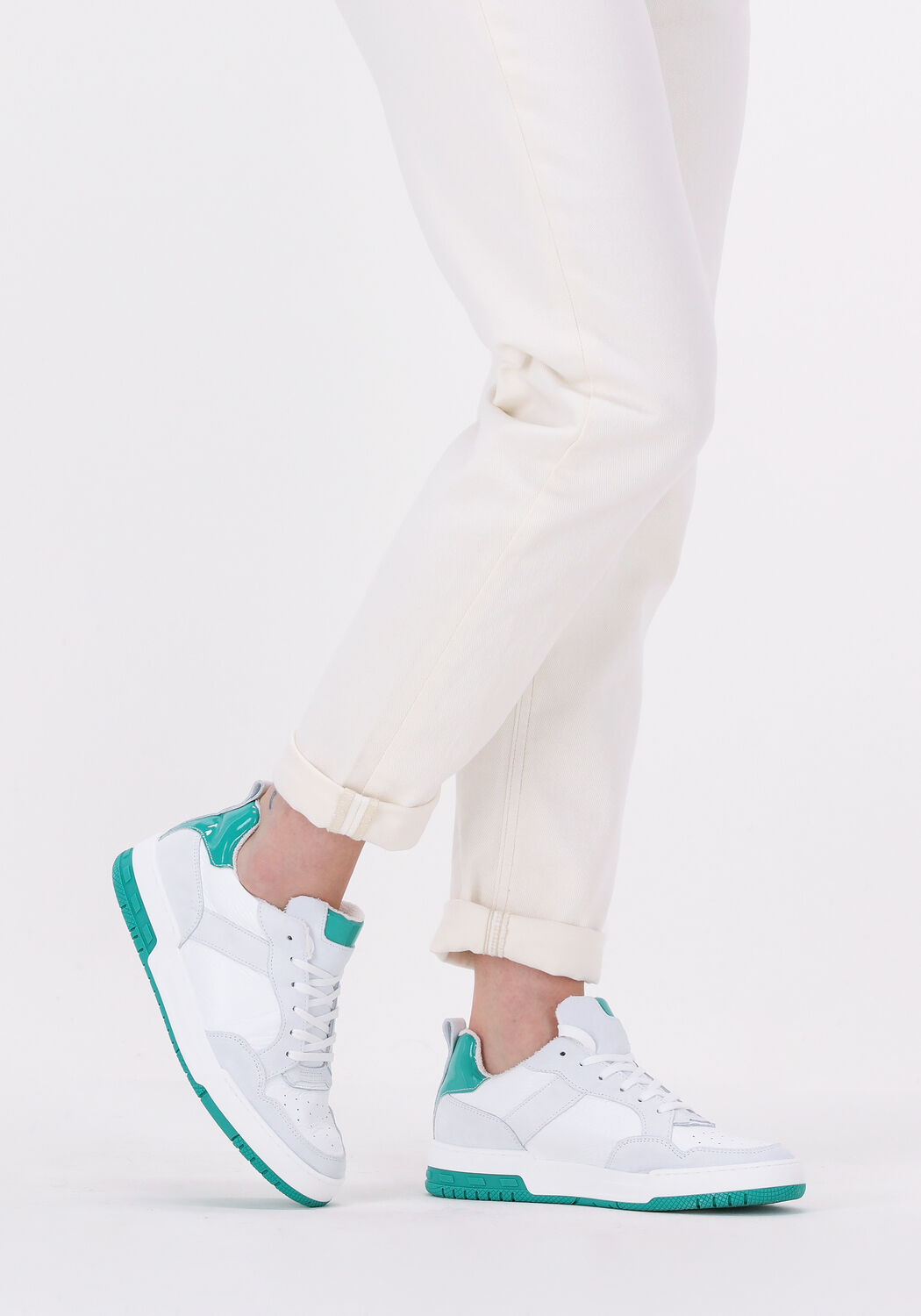 Wei&szlig;e PS POELMAN Sneaker Low P7226 - large