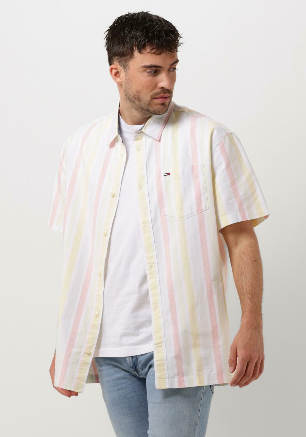 Tommy jeans bold stripe shirt discount