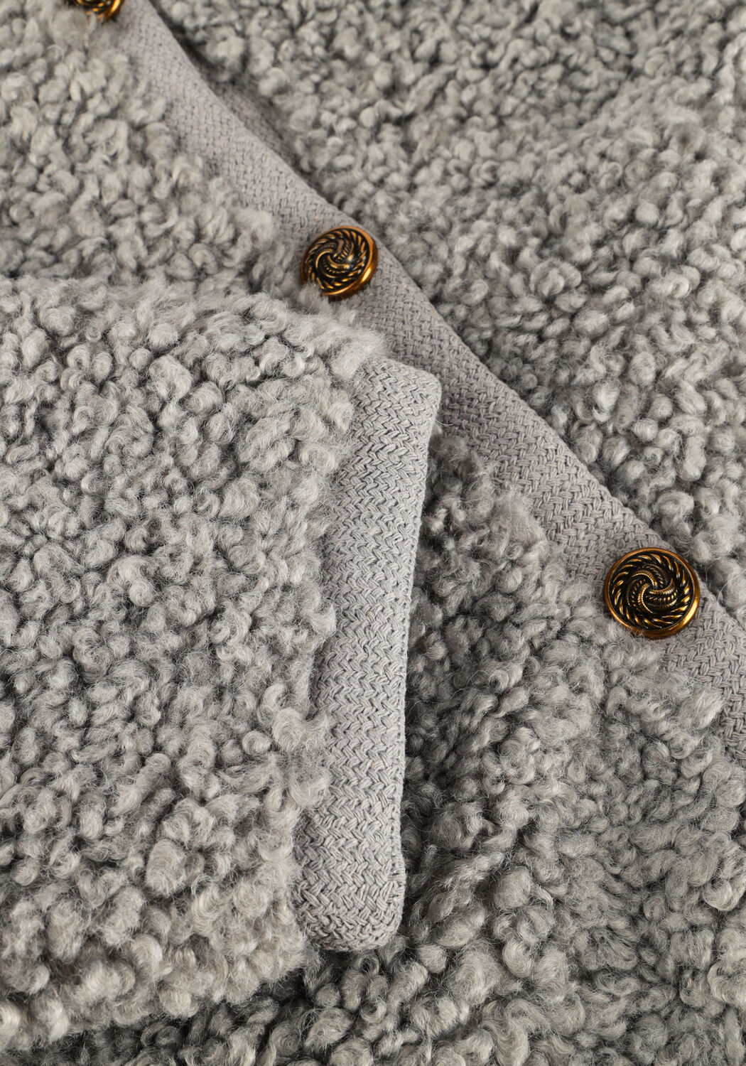 Graue CO'COUTURE Jack NEW TIMMY TEDDY JACKET - large