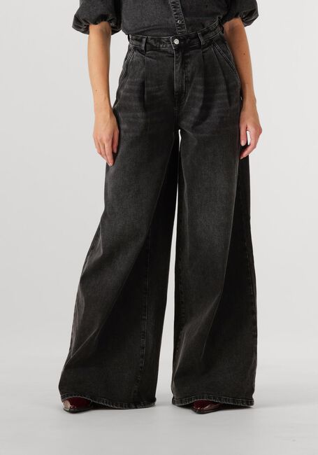 Schwarze JANICE Wide jeans DOLLAR - large