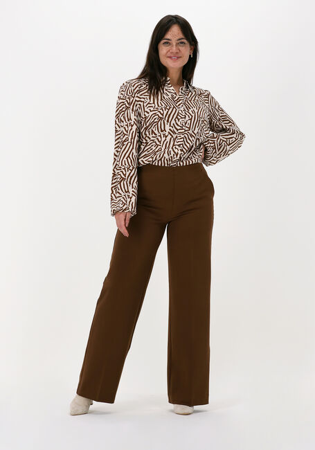 Beige MODSTRÖM Blusen NATION PRINT SHIRT - large