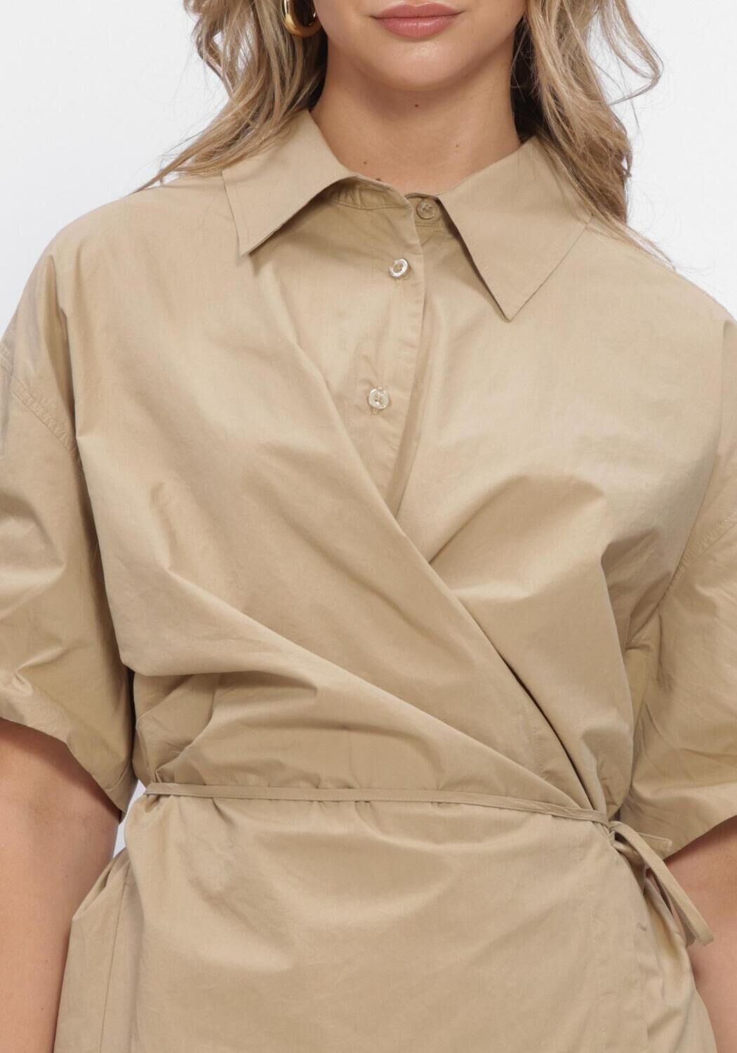 Braune SECOND FEMALE Midikleid RHYE DRESS - large