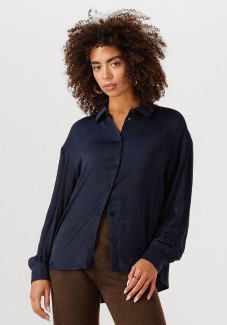 Dunkelblau MSCH COPENHAGEN Blusen MSCHSANDELINE MALUCA SHIRT - large