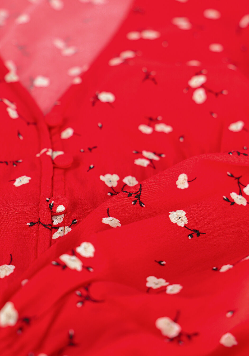 Rote ENVII Minikleid ENCORALINE DRESS AOP 6696 - large