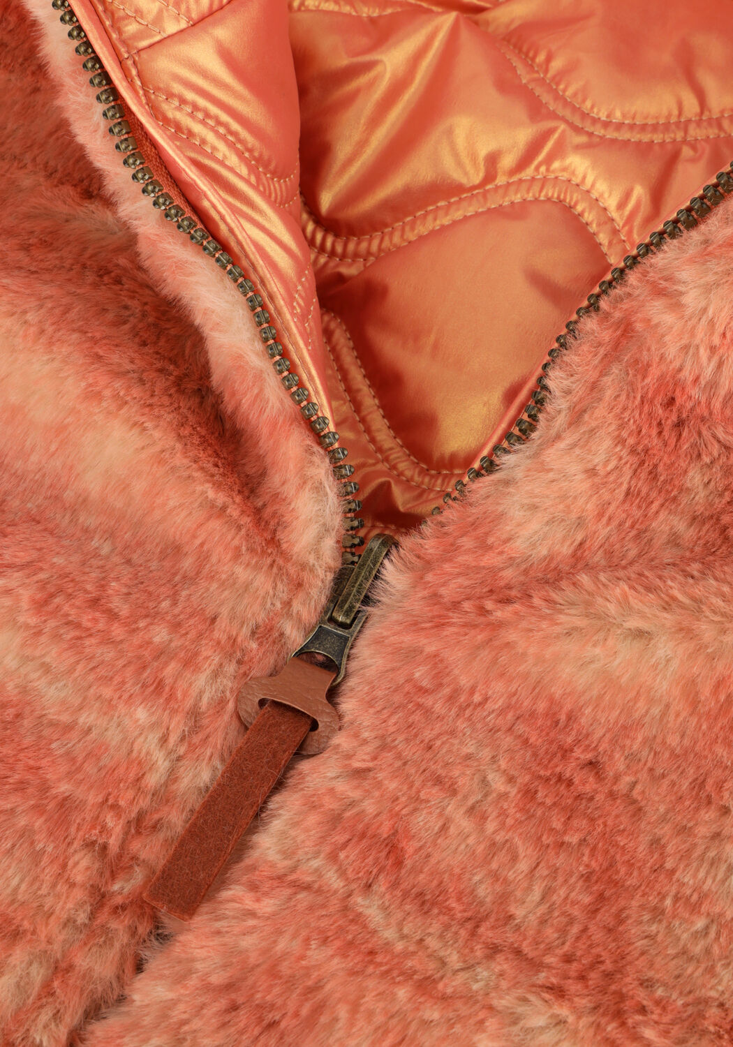 Orangene LIKE FLO Wattierte Jack AIMEE FLO GIRLS REVERSIBLE HOODED JACKET - large