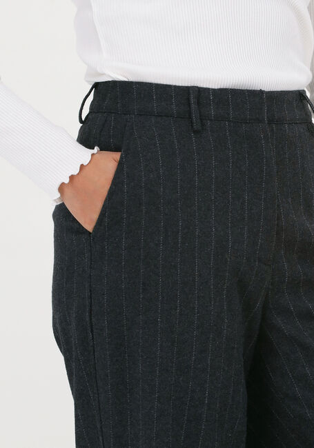 Graue SELECTED FEMME Hose SLFMERCY HW TAPERED WOOL PANT - large