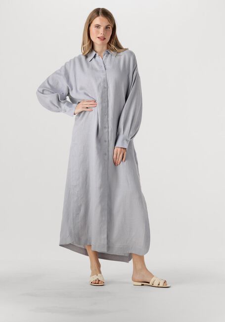 Hellgrau DRYKORN Maxikleid DRAVENA - large