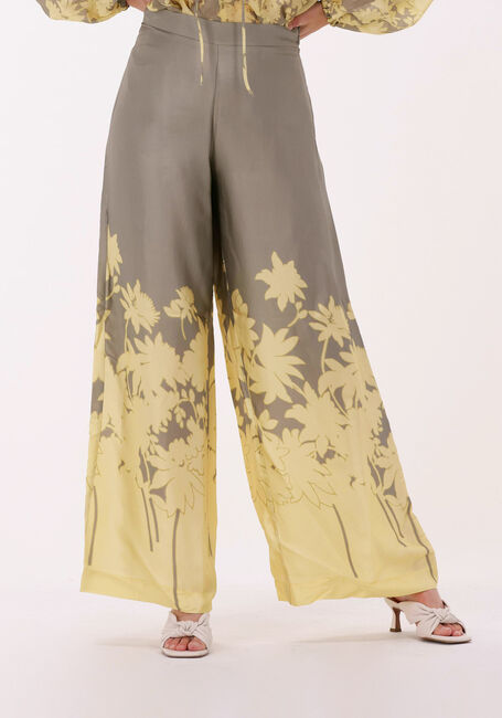 Gelbe OTTOD'AME Weite Hose PANTALONE - large