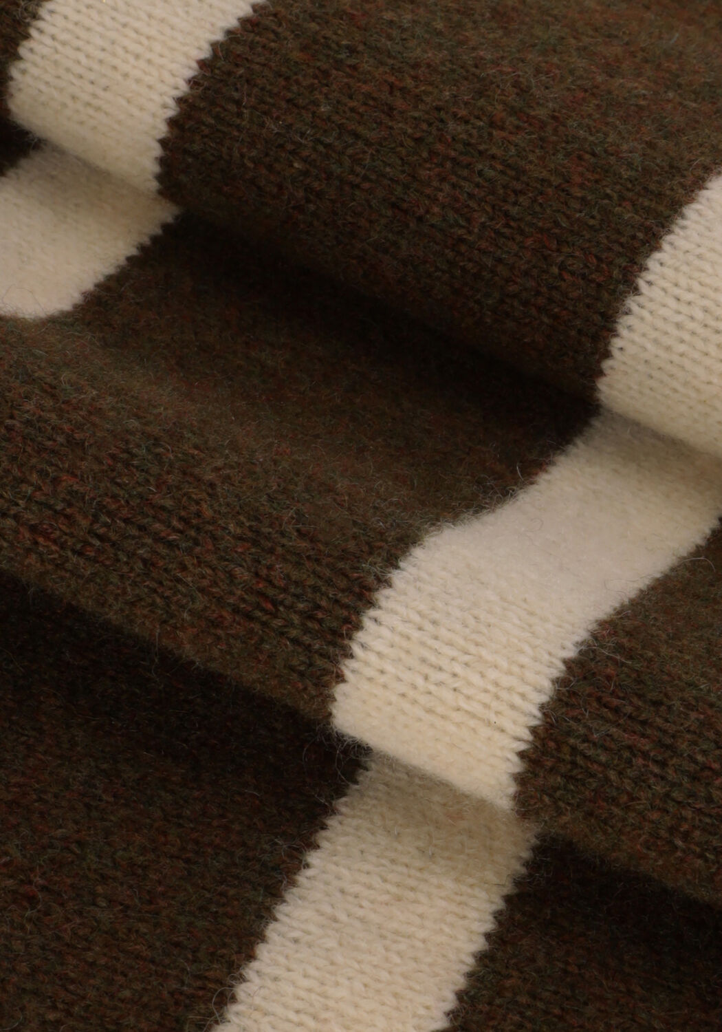 Dunkelgr&uuml;n ANERKJENDT Pullover AKRICO STRIPE LAMBSWOOL - large