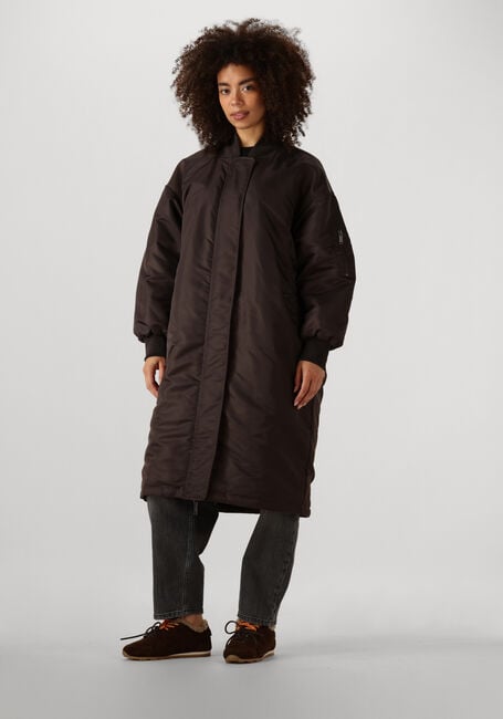 Schwarze MY ESSENTIAL WARDROBE Wattierte Jack HELGAMW REVERSABLE LONG JACKET - large