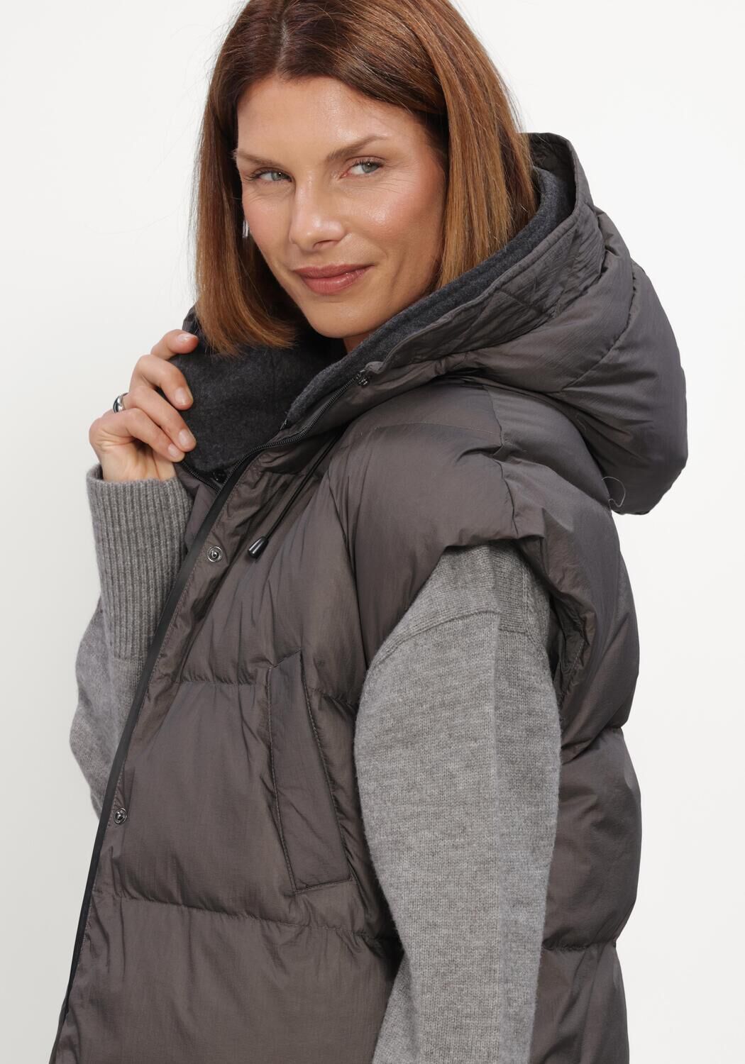 Anthrazit WITHBLACK Bodywarmer WBLVENICE DOWN WAISTCOAT - large