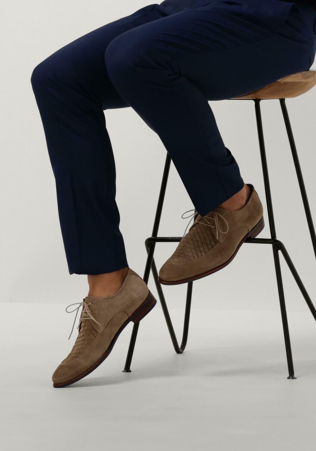 Taupe FLORIS VAN BOMMEL Business Schuhe SFM-30462 DE STAPPER - large