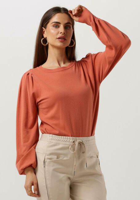 Orangene SUMMUM Sweatshirt PUFFY SLEEVE SWEATER BASIC KNIT - large