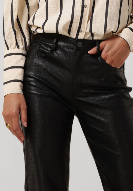 Schwarze CO'COUTURE Hose COBINA CROC PANT - large