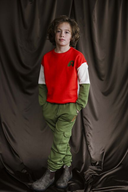 Rote AMMEHOELA Sweatshirt ROCKY - large