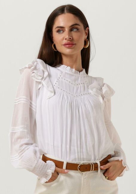 Weiße NEO NOIR Blusen SIMKIE S VOILE BLOUSE - large