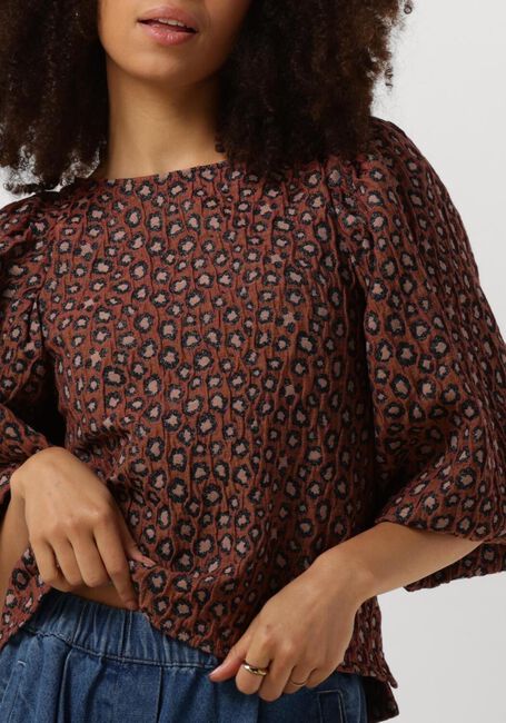 Rote BY-BAR Blusen ZASU JACQUARD BLOUSE - large