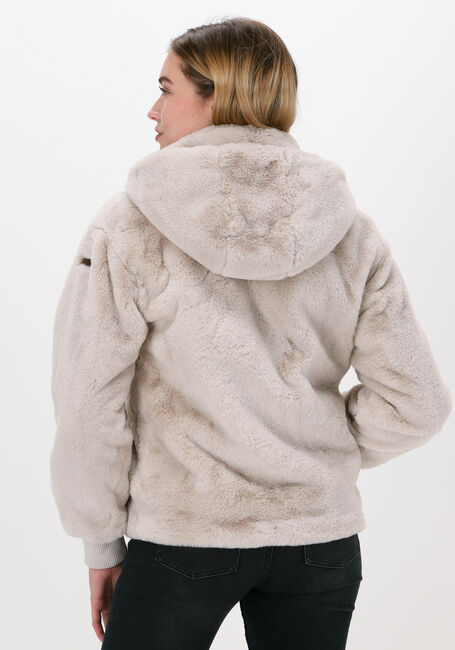 Ecru MOSCOW Fake-Fur-Jack EVELYN - large