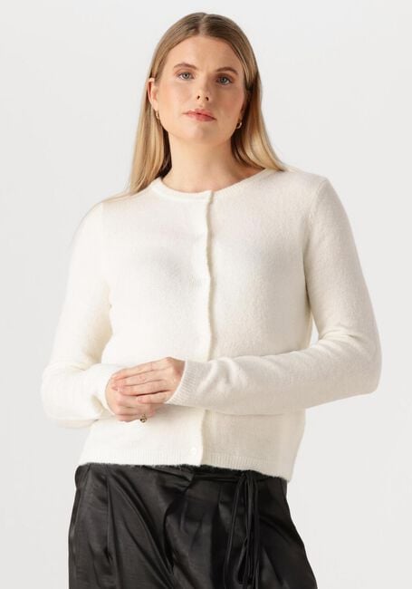 Ecru MODSTRÖM Strickjacke TREEMD SHORT CARDIGAN - large